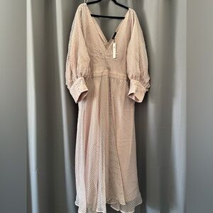 ASOS Editions pale pink maxi